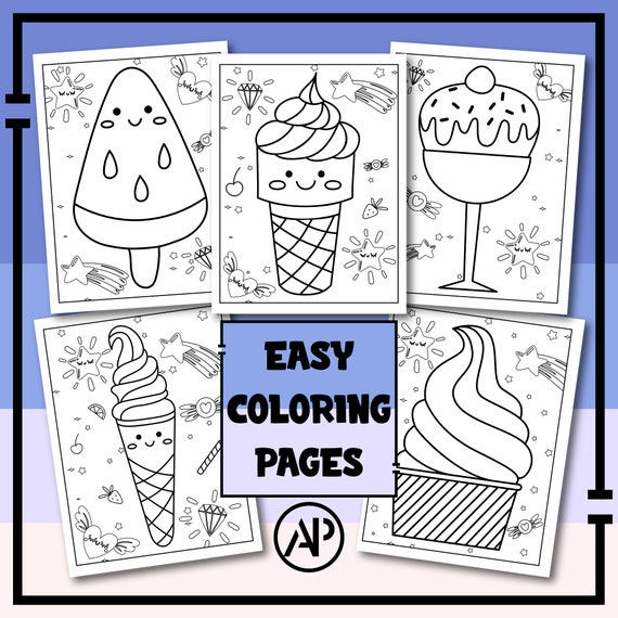 Stream *DOWNLOAD$$ ⚡ Ice Cream Coloring Book for Kids Ages 4-8