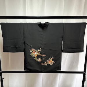 Japanese Haori Jacket - Antique Japanese Haori, Vintage Japanese Silk kimono Jacket