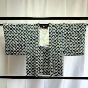 Japanese Silk Haori Jacket - Antique Japanese Haori, Vintage Japanese Silk kimono Jacket
