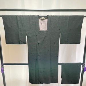 Japanese Michiyuki Jacket - Antique Japanese Jacket, Vintage Japanese kimono Jacket with Shawl