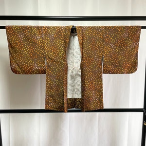 Japanese Silk Haori Jacket - Antique Japanese Haori, Vintage Japanese kimono Jacket
