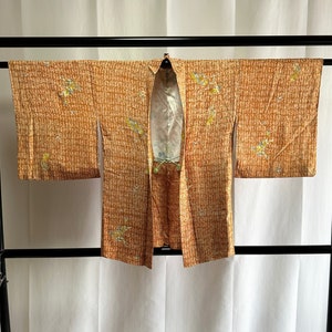 Japanese Silk Haori Jacket - Antique Japanese Haori, Vintage Japanese kimono Jacket