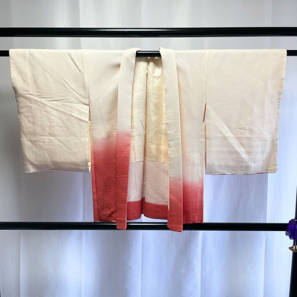 Japanese Silk Haori Jacket - Antique Japanese Haori, Vintage Japanese kimono Jacket