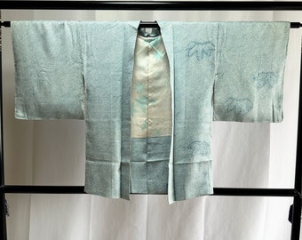 Giacca Haori in seta giapponese - Haori giapponese antico, giacca kimono giapponese vintage