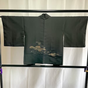 Japanese Haori Jacket - Antique Japanese Haori, Vintage Japanese Silk kimono Jacket