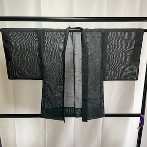Japanese Haori Jacket - Antique Japanese Haori, Vintage Japanese Silk kimono Jacket