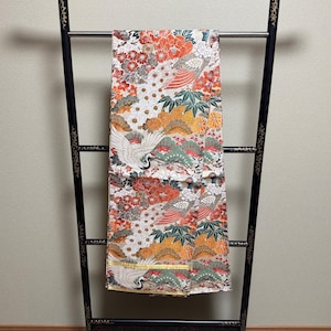 Beautiful Japanese Vintage Maru-Obi Belt