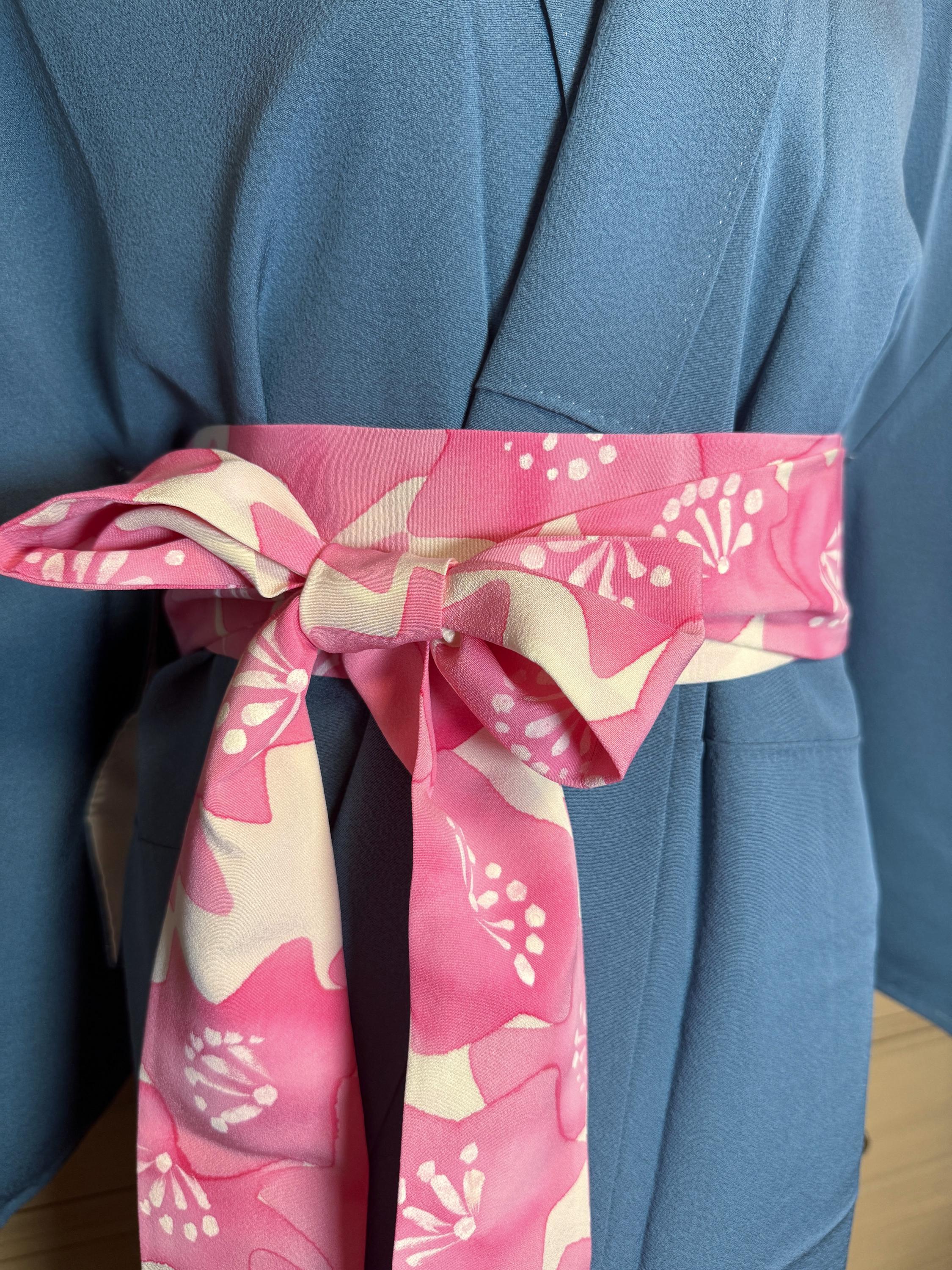 Sash Belt for Kimono, Upcycled Japnese Kimono Sash Belt - Etsy