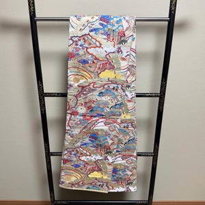 Beautiful Japanese Vintage Maru-Obi Belt