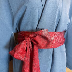 Silk Sash Belt for Kimono, Upcycled Japnese Kimono Sash Belt
