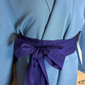 Silk Sash Belt for Kimono, Upcycled Japnese Kimono Sash Belt