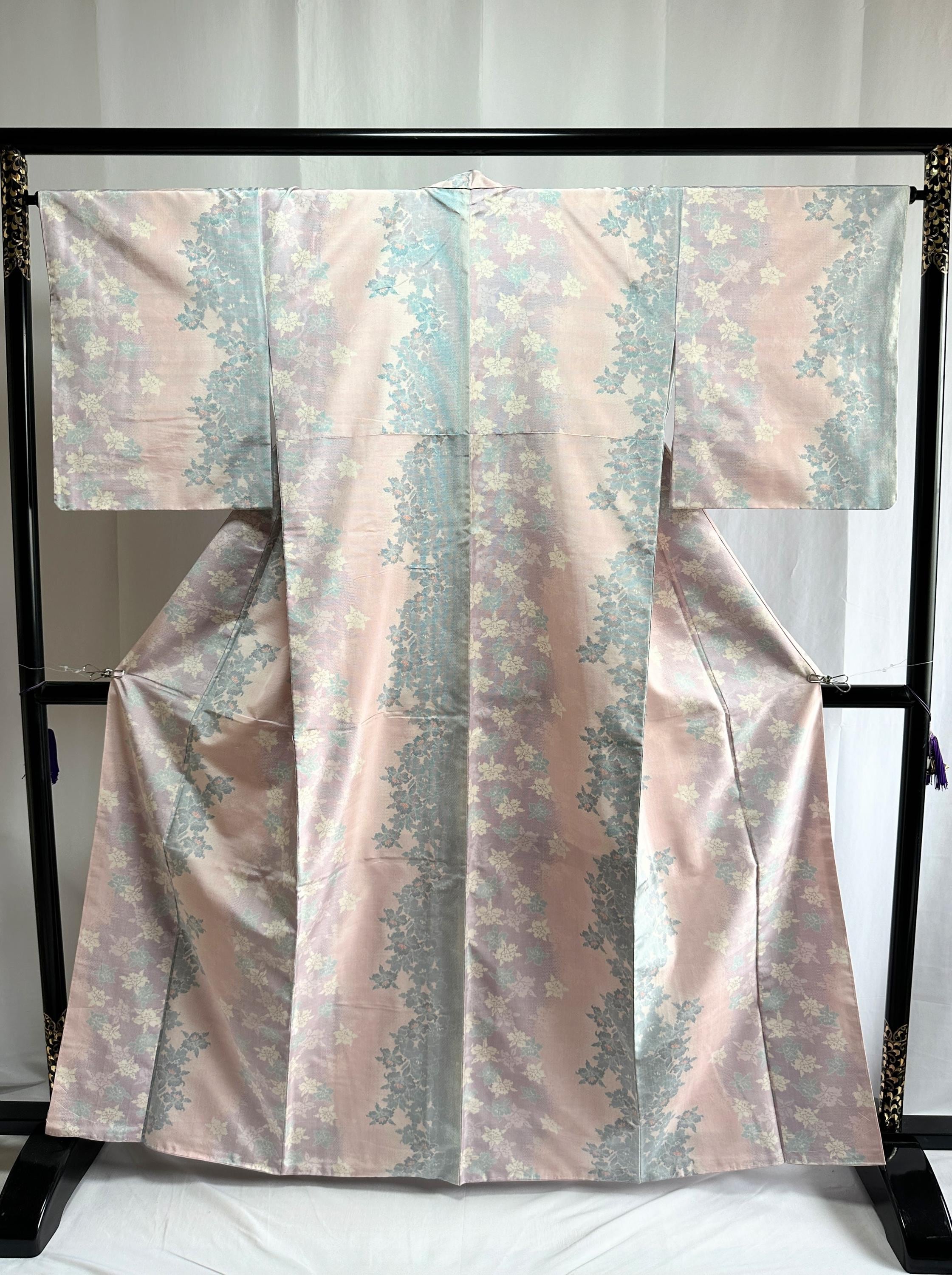 Hagire vintage Soie Oshima Tsumugi Kimono Tissu Scraps