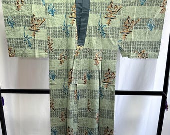 Vintage Japanese Kimono Mens Silk Juban