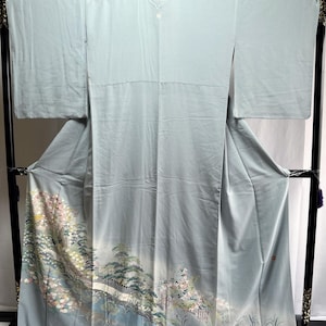 Kimono japonais en soie vintage - Belle couleur