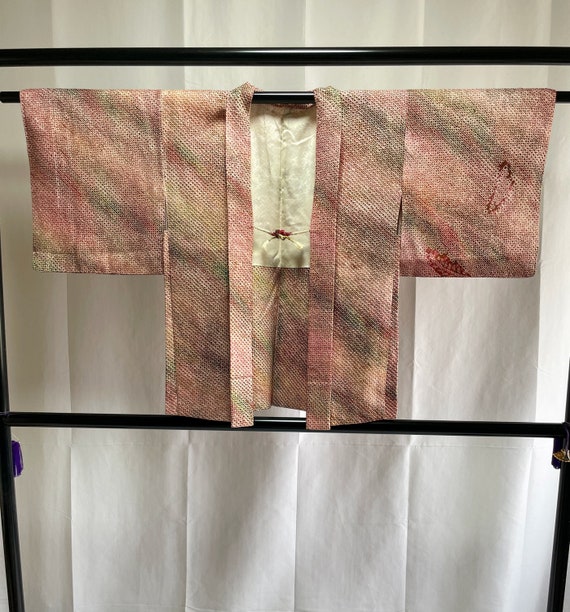 Shibori Haori Jacket - Antique Japanese Haori, Vin