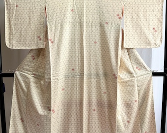 Vintage Japanischer Seidenkimono - Wunderschönes Muster