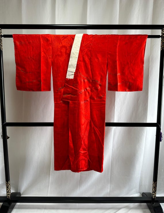 Vintage Japanese Silk kimono - Women's Juban, Nag… - image 1