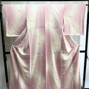 Vintage Japanese Silk kimono -  Chic pattern