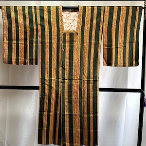 Japanese Michiyuki Jacket - Antique Japanese Silk Jacket, Vintage Japanese kimono Jacket
