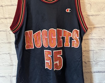 1998-1999 Size 48 Denver Nuggets Champion Jersey,90s Champion