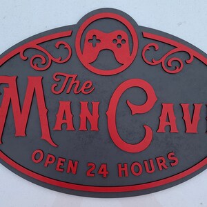 Man Cave Sign Wooden Sign for Him