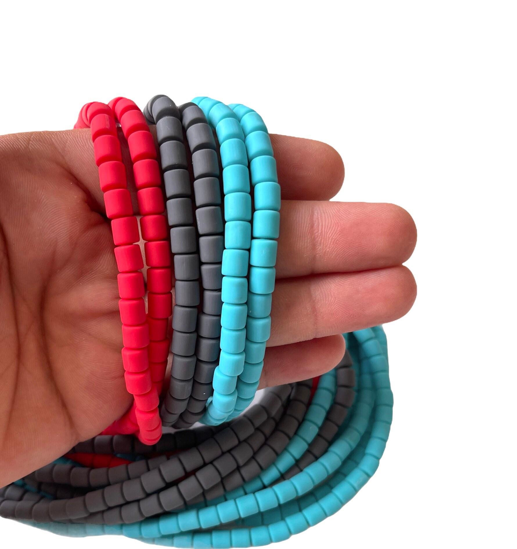 6x6mm Polymer Clay Beads Tube Shaped Beads Fimo Beads Kiara Etsy UK