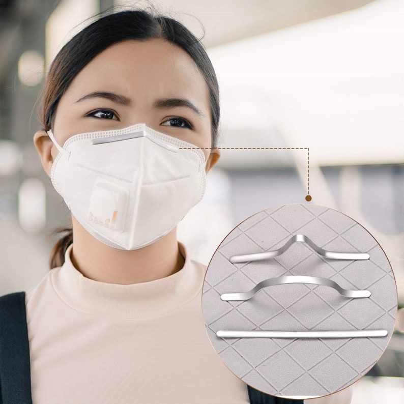50 100 150 SelfAdhesive Aluminum Bendable Face Mask Nose Etsy
