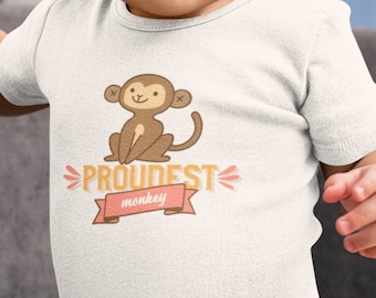 Monkey Baby Clothes Etsy Canada