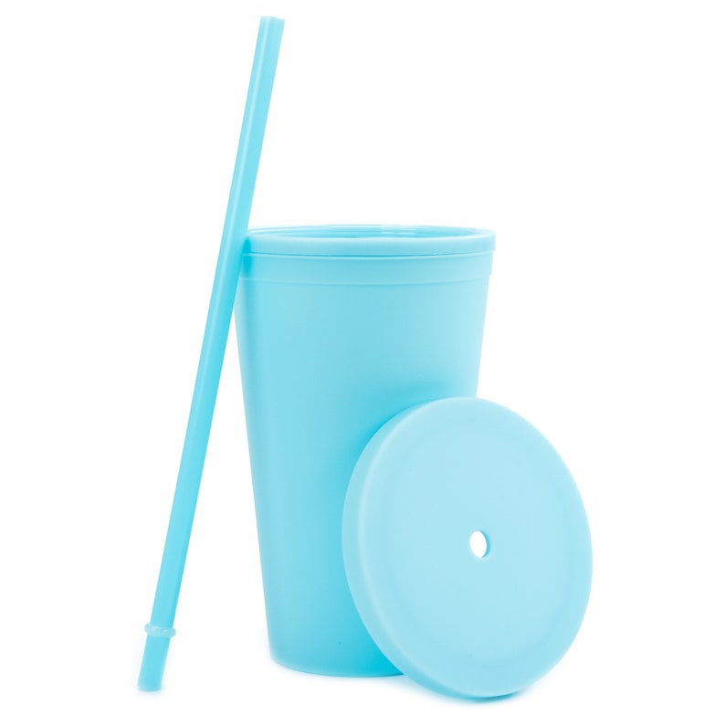 Blank Tumblers 16oz Colored Pastel Acrylic Matte Plastic Cups Etsy