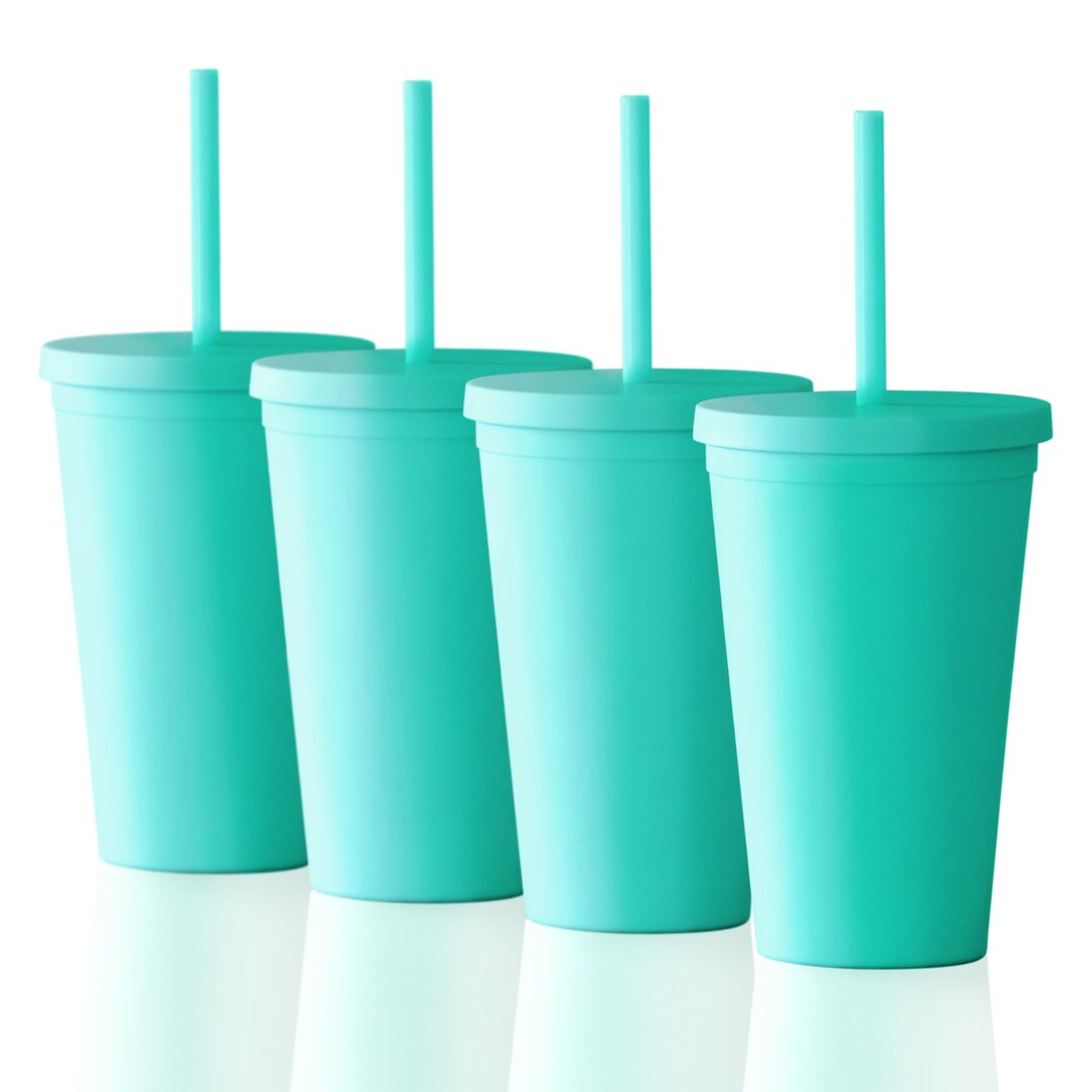 Blank Tumblers 16oz Colored Pastel Acrylic Matte Plastic Cups Etsy