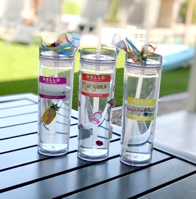 Clear Acrylic SKINNY TUMBLERS 12 pack 16oz Bulk Tumbler Etsy