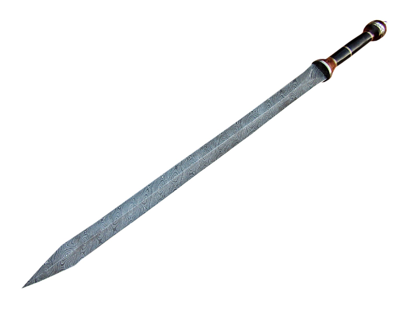 Damascus Sword Damascus Steel Classic Sword Etsy