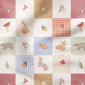 0.5m French Terry Waldgeflüster Patchwork