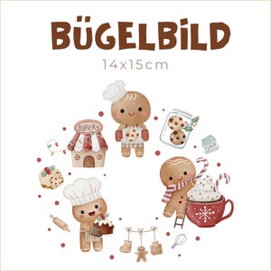 Trasferimento a caldo Ginger's Bakery Circle | 14 x 15 cm