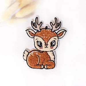 Chenille Patch: Rehkitz | 10x8cm