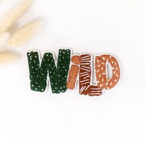 Chenille Patch: Wild | 5x11cm