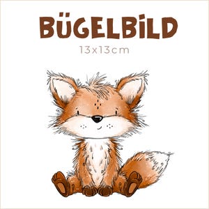 Bügelbild Fuchstag: Fuchs |  13x13cm