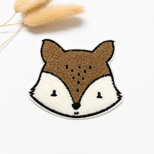 Chenille Patch: Tier-Team Fuchs | 8x10cm
