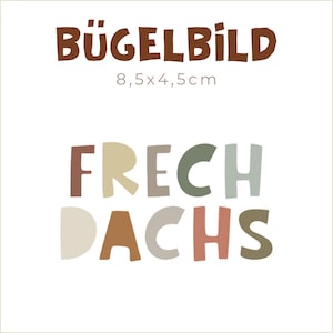 Trasferimento a caldo di un monello impertinente | 8,5 x 4,5 cm