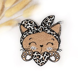 Chenille Patch: Kitty Love | 11x9,5cm