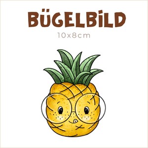 Bügelbild Ananas | 10x8cm