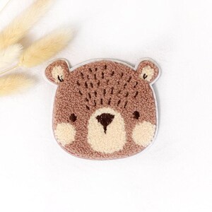 Chenille Patch: Bär | 8x9cm