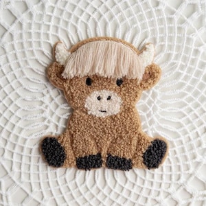 Chenille Patch: Hochlandrind