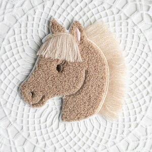 Chenille Patch: Pferd mit Mähne