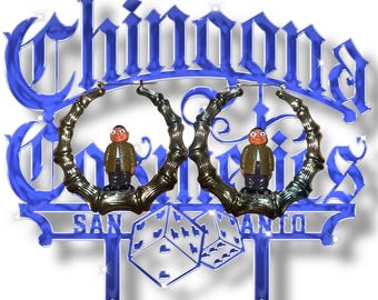 Large Gold Bamboo 'CRICKET' Homie Hoops