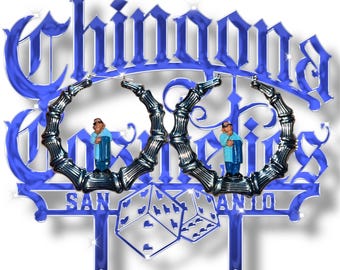 Large Silver Bamboo 'MR CLEAN' Homie Hoops