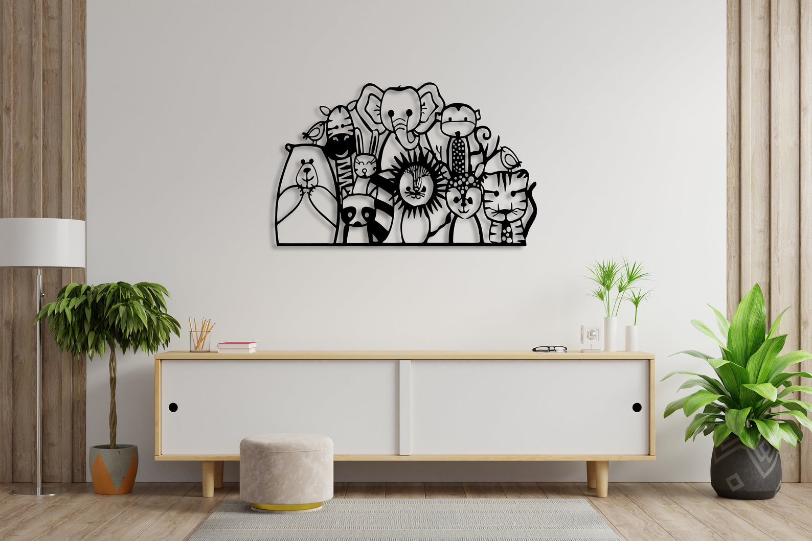 Extra Large Art / Animals / Animals Wall Art / Outdoor Wall Etsy
