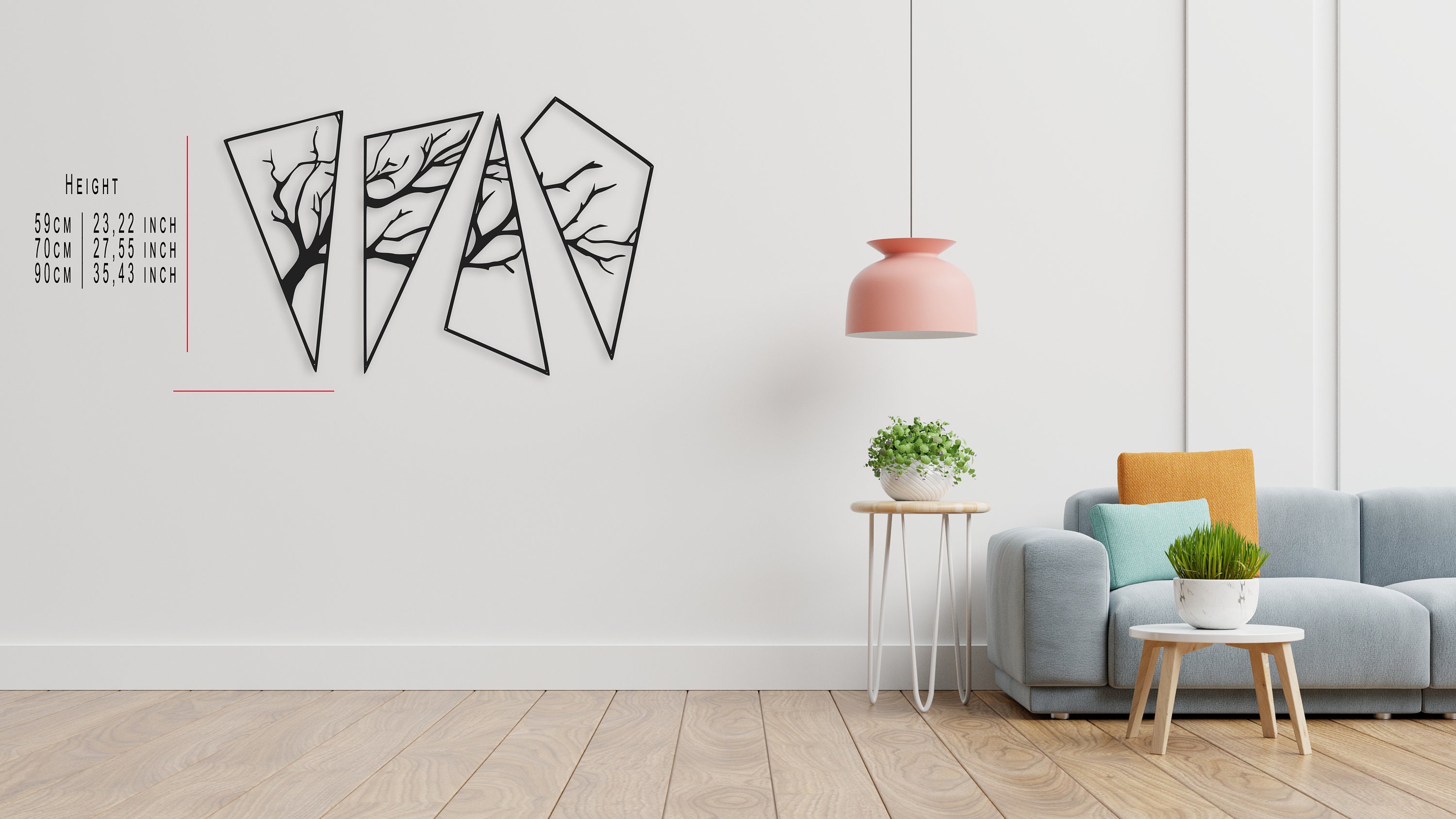 Metal Art Tree Wall Decor Large Tree Decor Outdoor Wall Art - Etsy