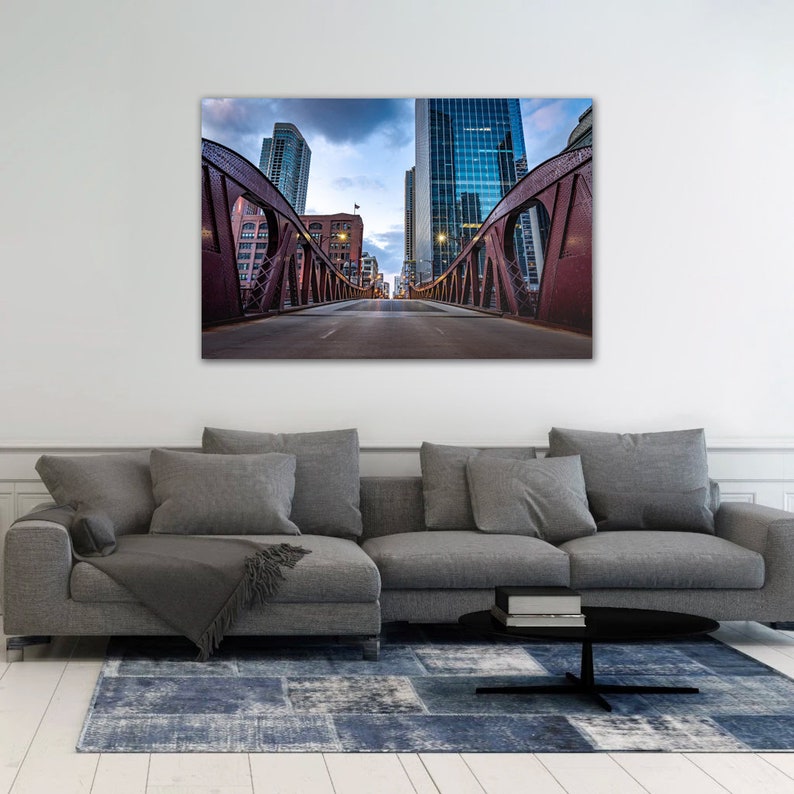 Chicago Street Photography, Clark Street Bridge Near Northside Loop