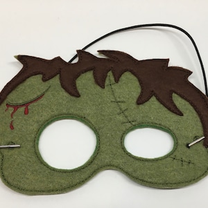 Zombie Dress Up/Pretend Play Mask Halloween Costume Halloween Birthday Party Favors Felt Mask